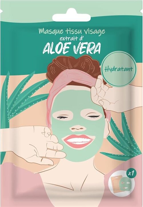 Maschera Aloe Vera in Tessuto – Trattamento Viso Espresso per Pelle Morbida e Idratata Maschera Aloe Vera in Tessuto – Trattamento Viso Espresso per Pelle Morbida e Idratata