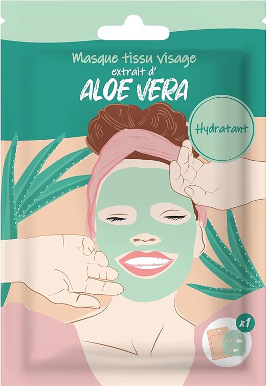 Maschera Aloe Vera in Tessuto – Trattamento Viso Espresso per Pelle Morbida e Idratata Maschera Aloe Vera in Tessuto – Trattamento Viso Espresso per Pelle Morbida e Idratata