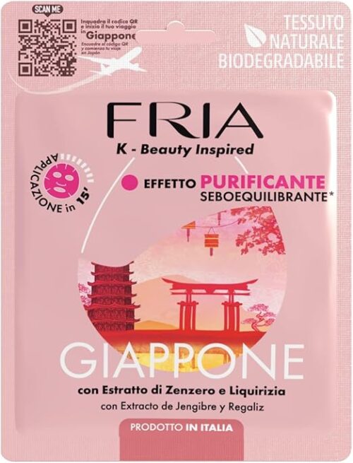 Fria K-Beauty Maschera Viso Giappone: Purificazione Naturale e Seboequilibrante Fria K-Beauty Maschera Viso Giappone: Purificazione Naturale e Seboequilibrante
