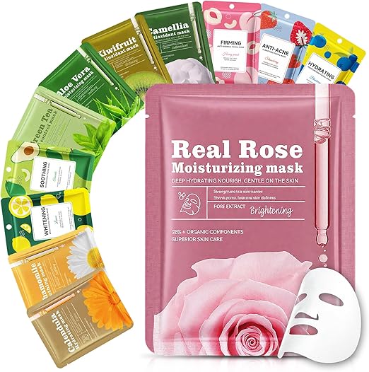 12 Maschere Viso in Tessuto: Cura Quotidiana della Pelle con Ingredienti Naturali 12 Maschere Viso in Tessuto: Cura Quotidiana della Pelle con Ingredienti Naturali